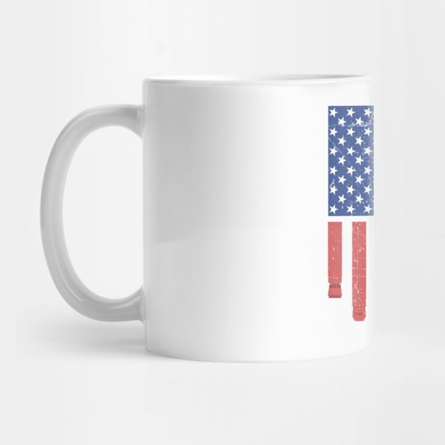 American Truck Driver USA Flag by almostbrand